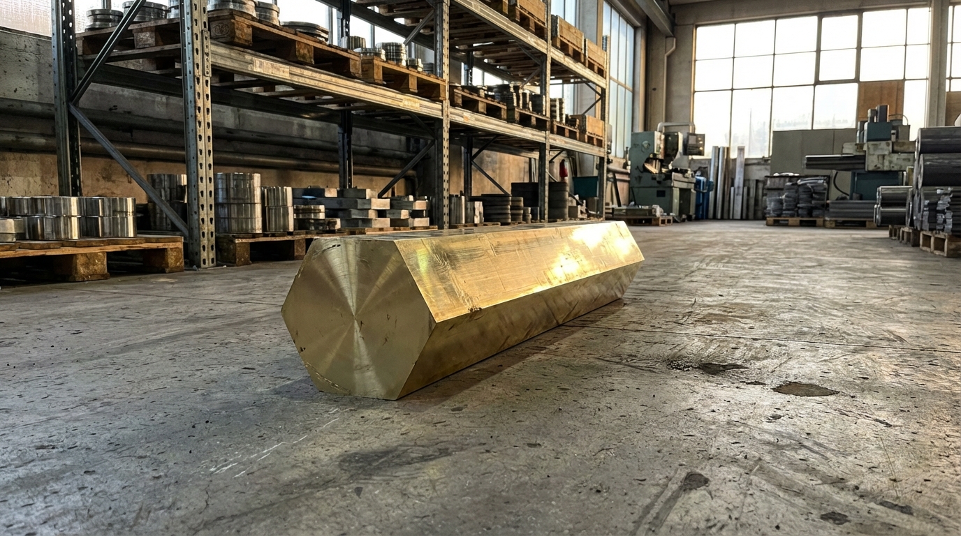 Brass Hexagon Bar
